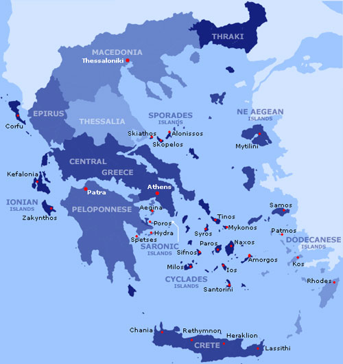 greek island cruises  2011